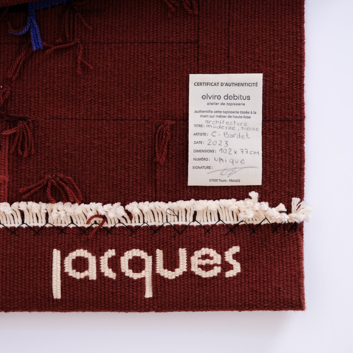 Modern architecture sienna background, collaboration x jacques